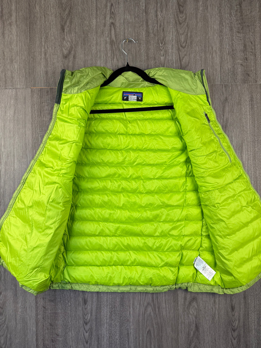 Men’s Patagonia down gillet - large