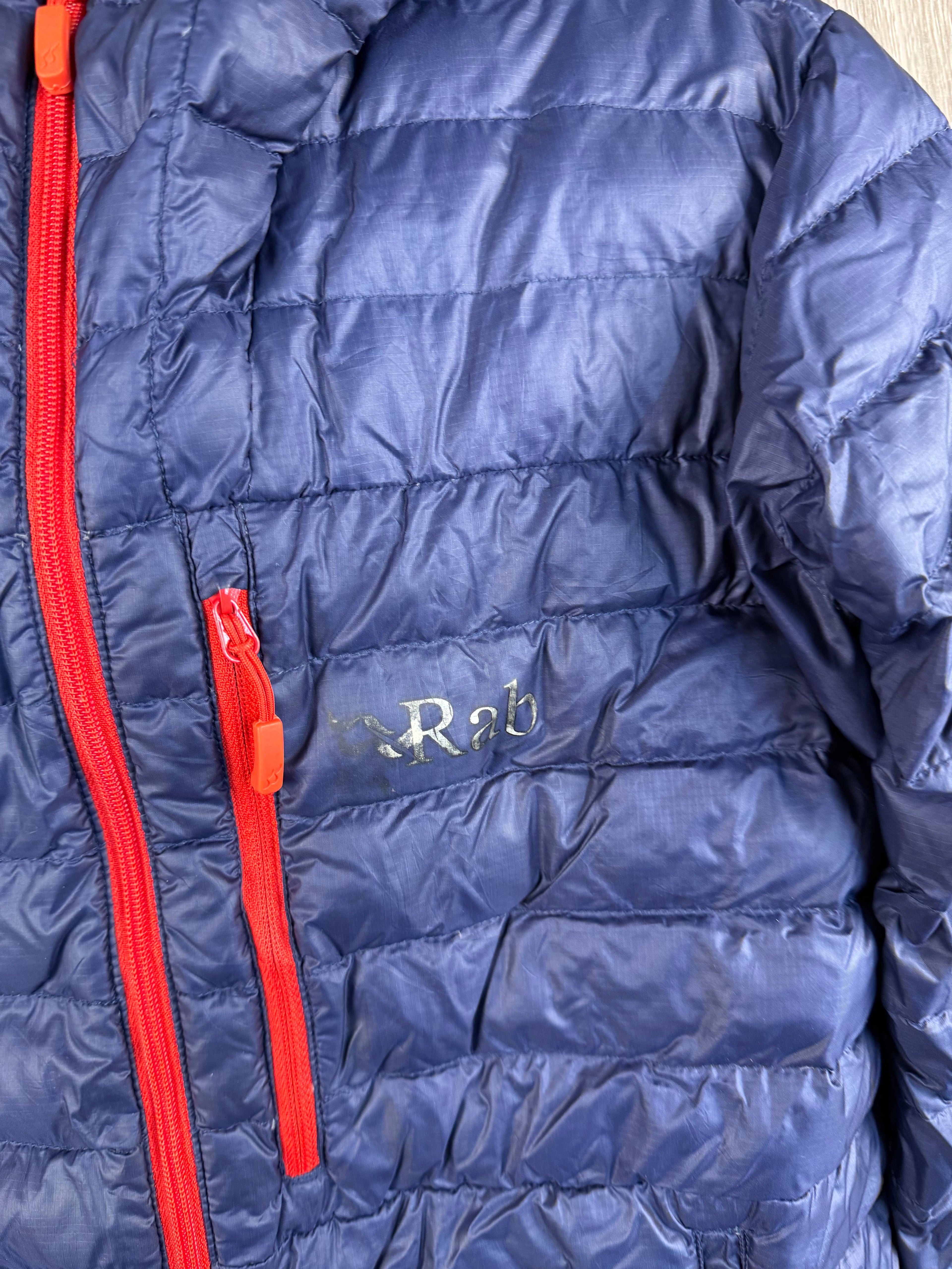 Men’s Rab microlight down jacket - small