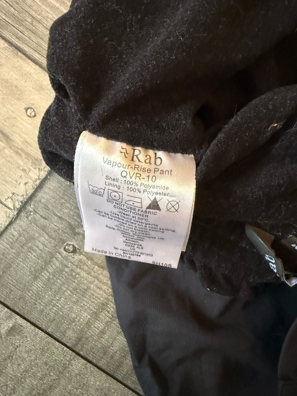 RAB vapour-rise pants