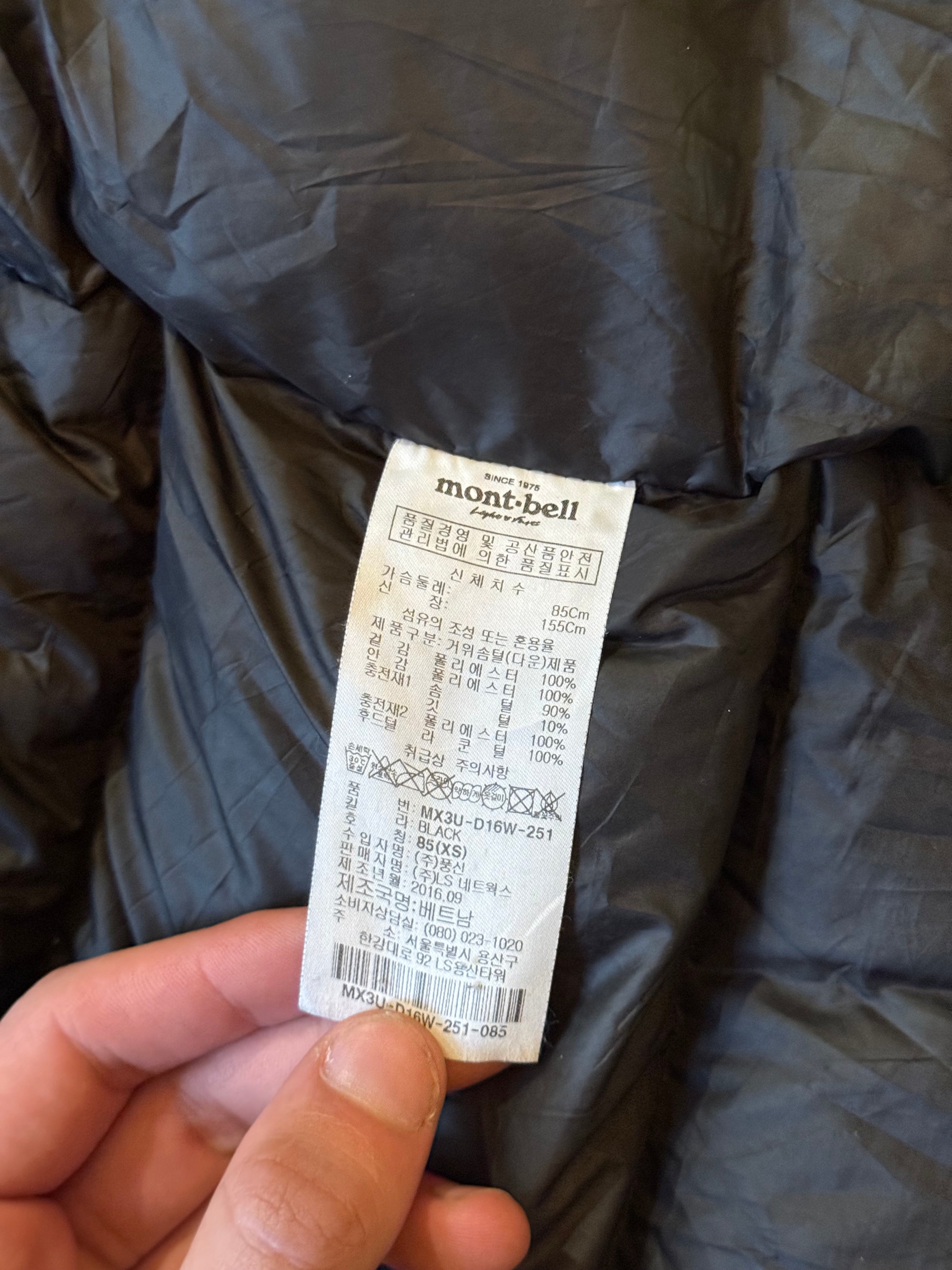 Montbell logan down parka