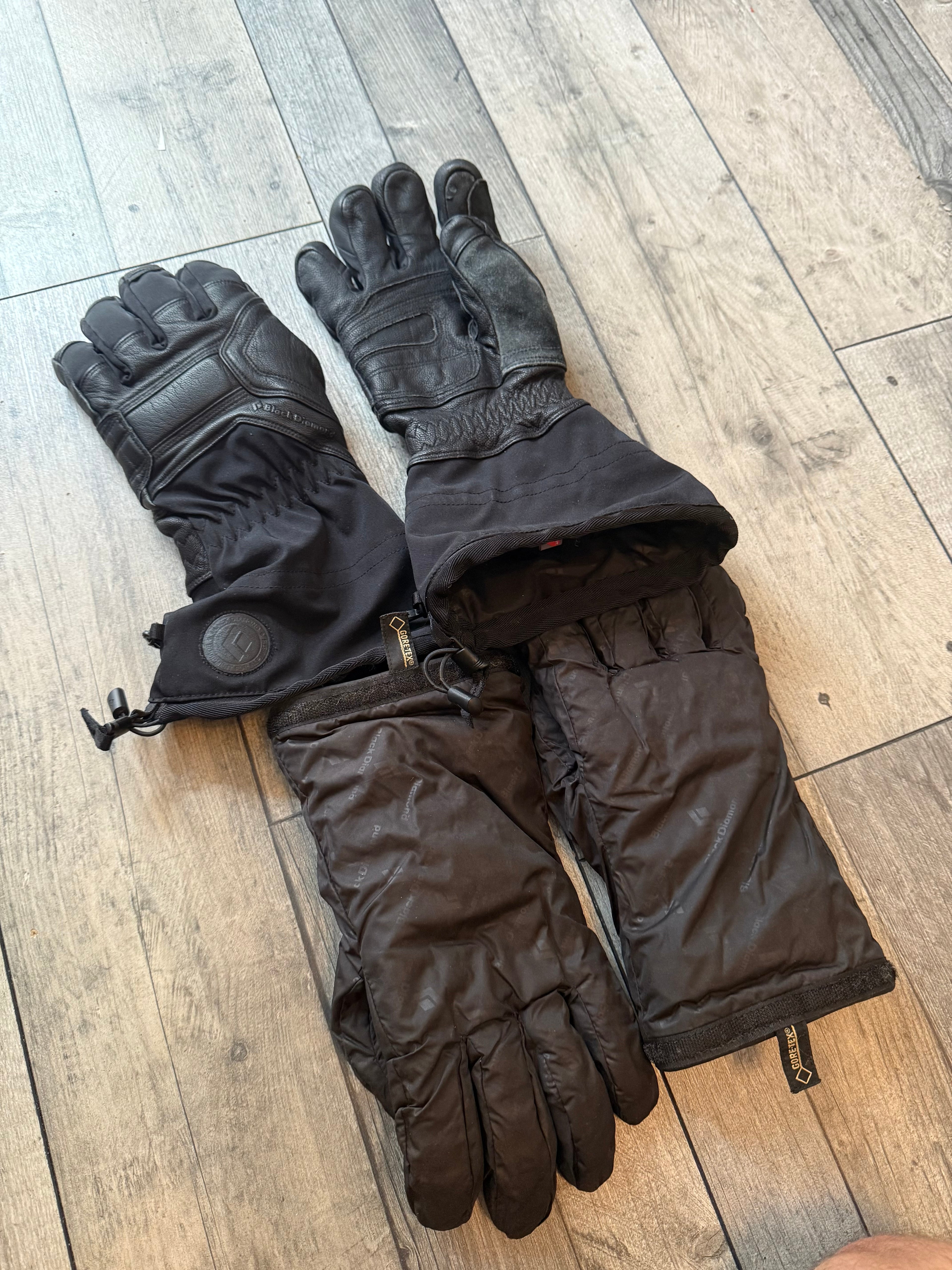 Black diamond crew gore-tex gloves