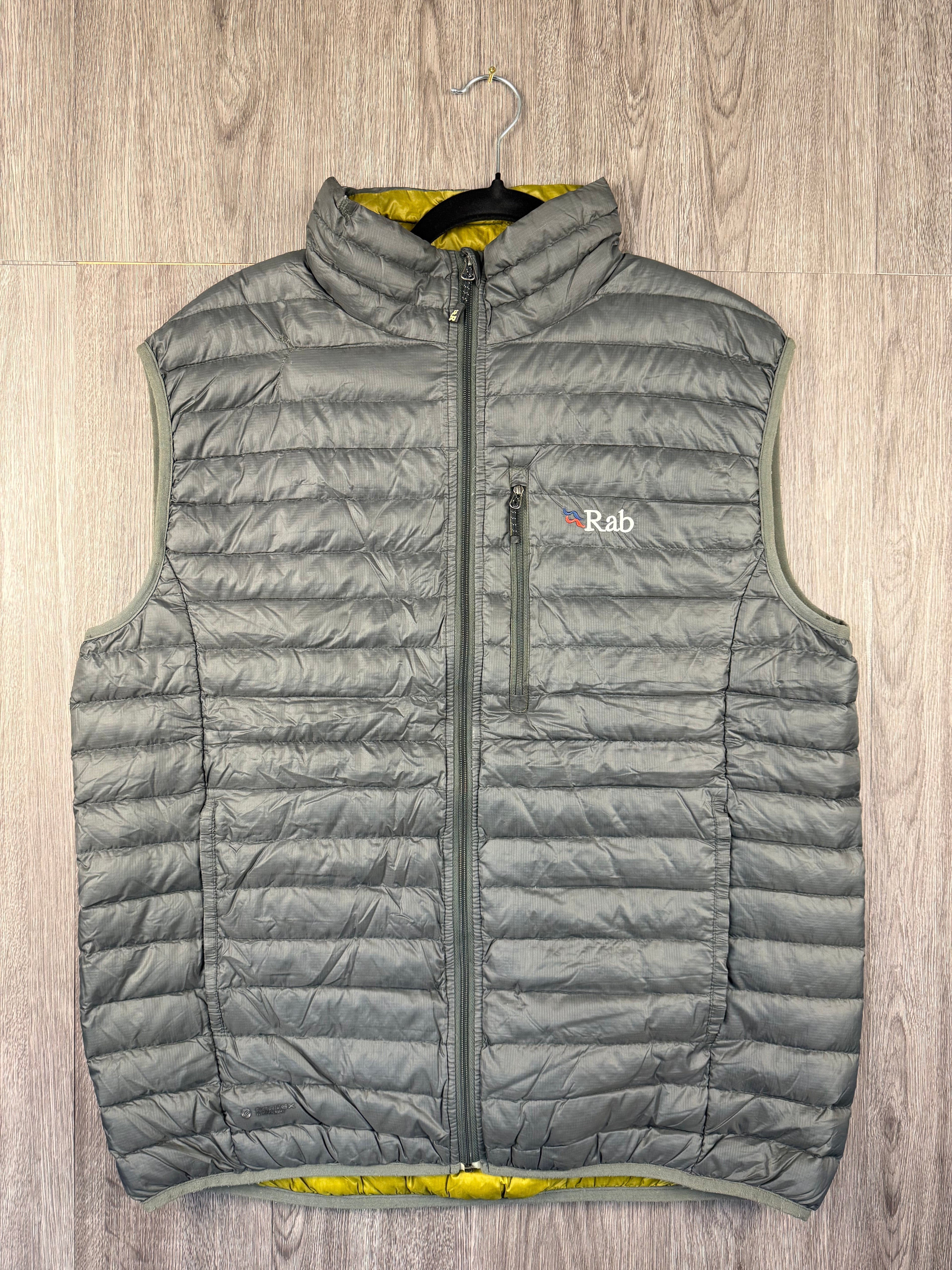 Men’s Rab microlight vest - large