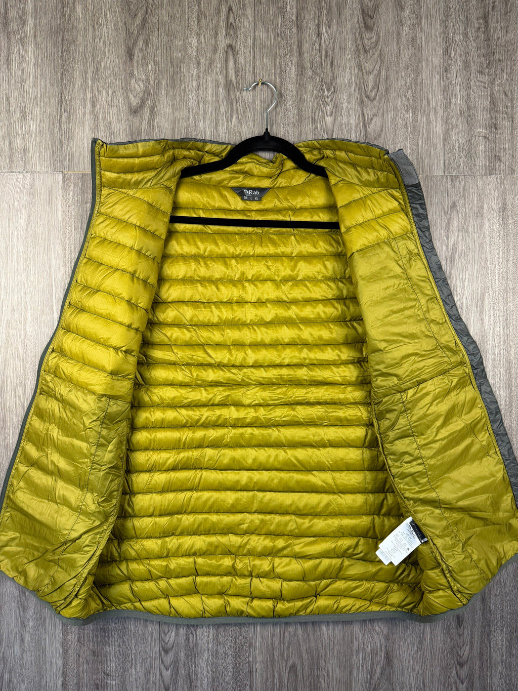 Men’s Rab microlight vest - large