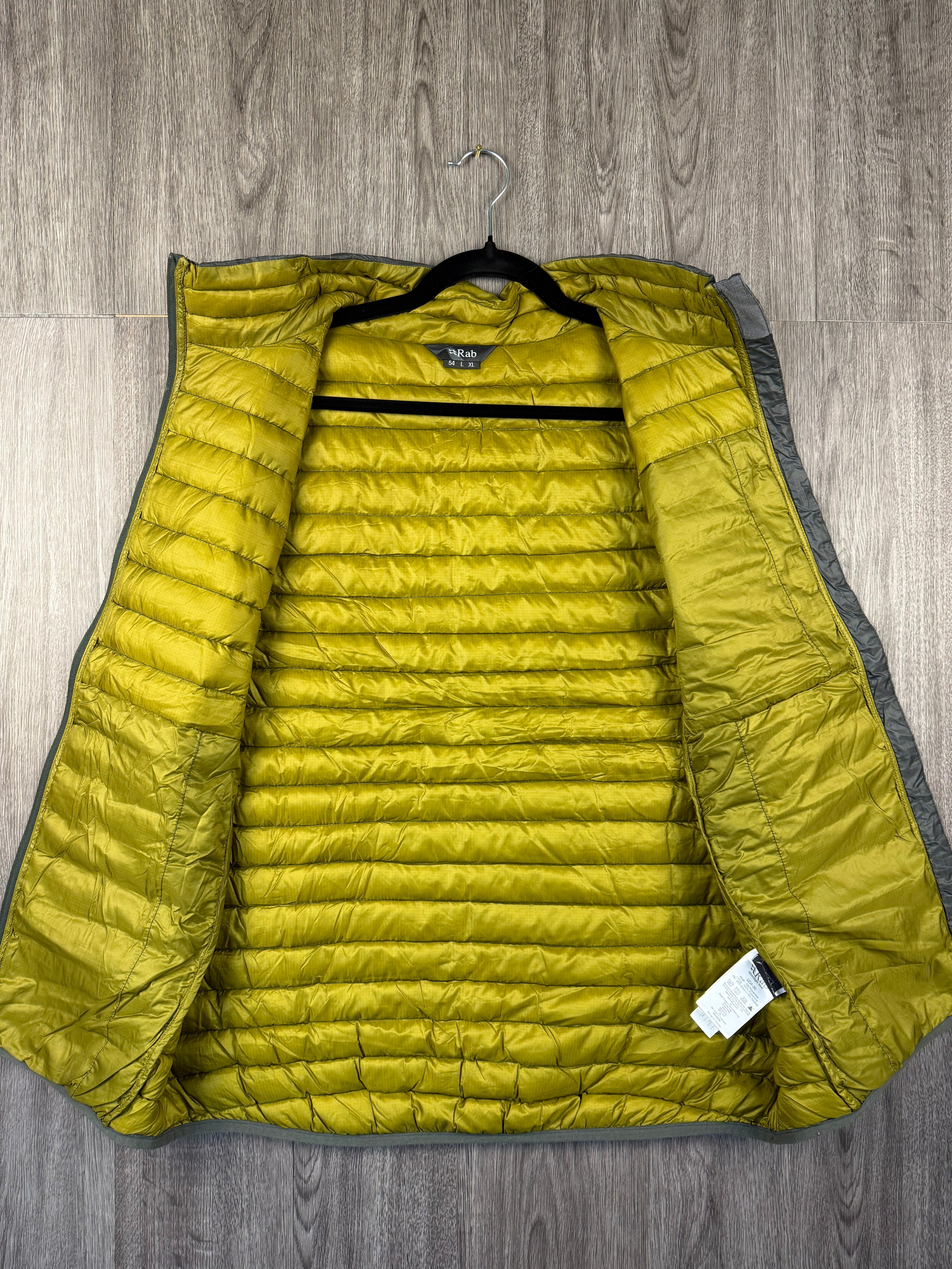 Men’s Rab microlight vest - large