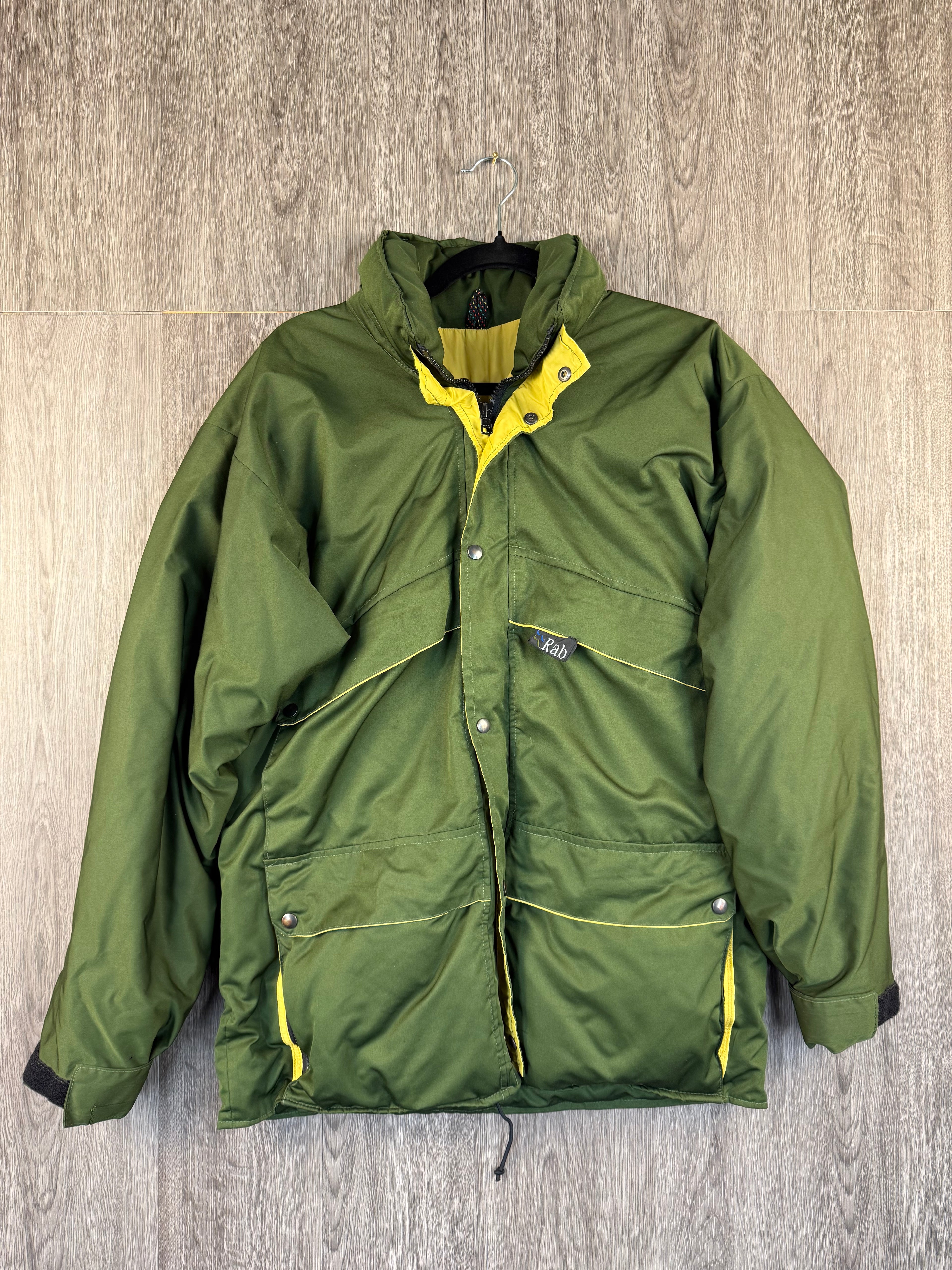 Men’s Vintage rab down jacket - large