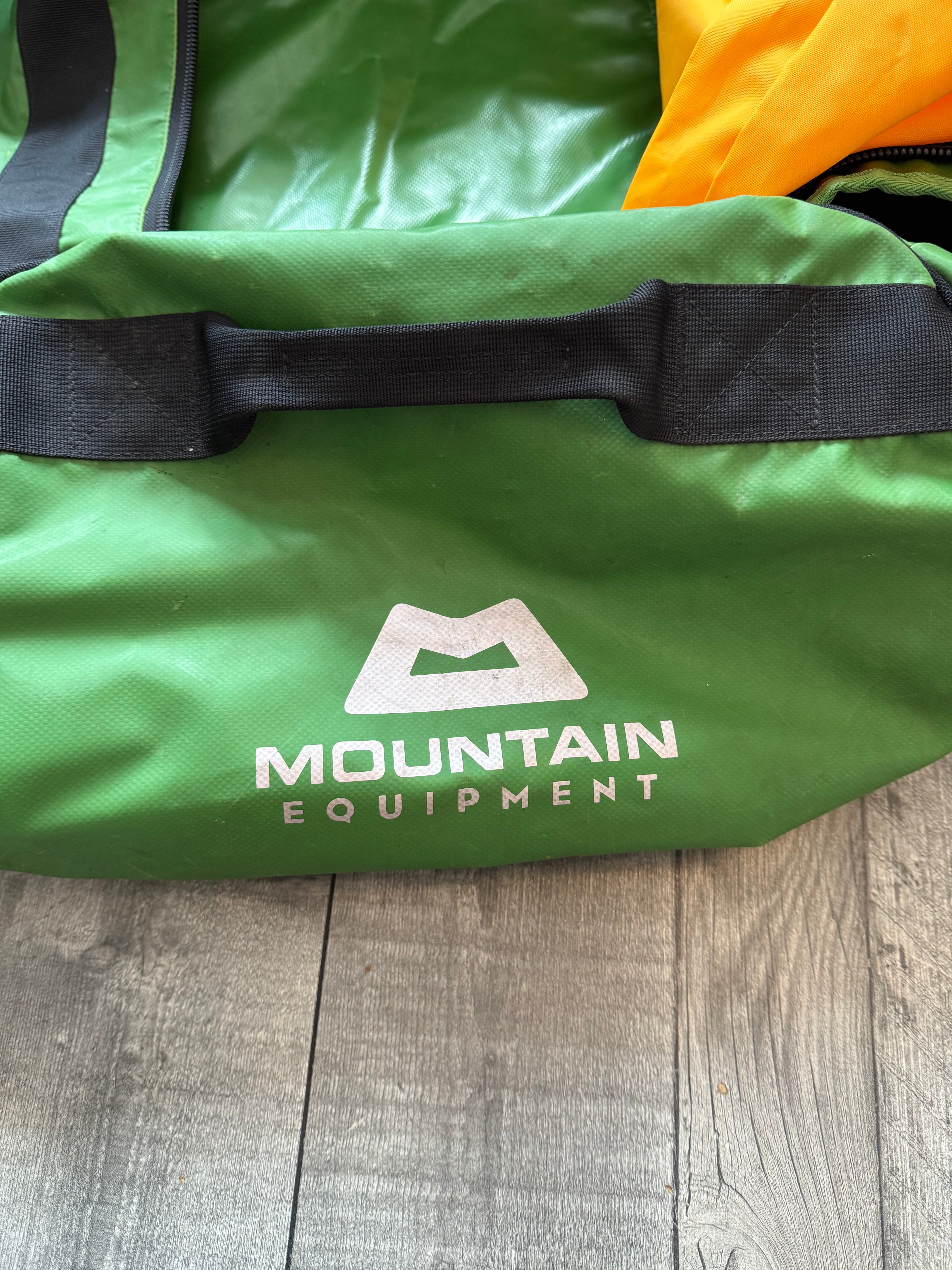 Mountain equipment 80L wet/dry kit bag
