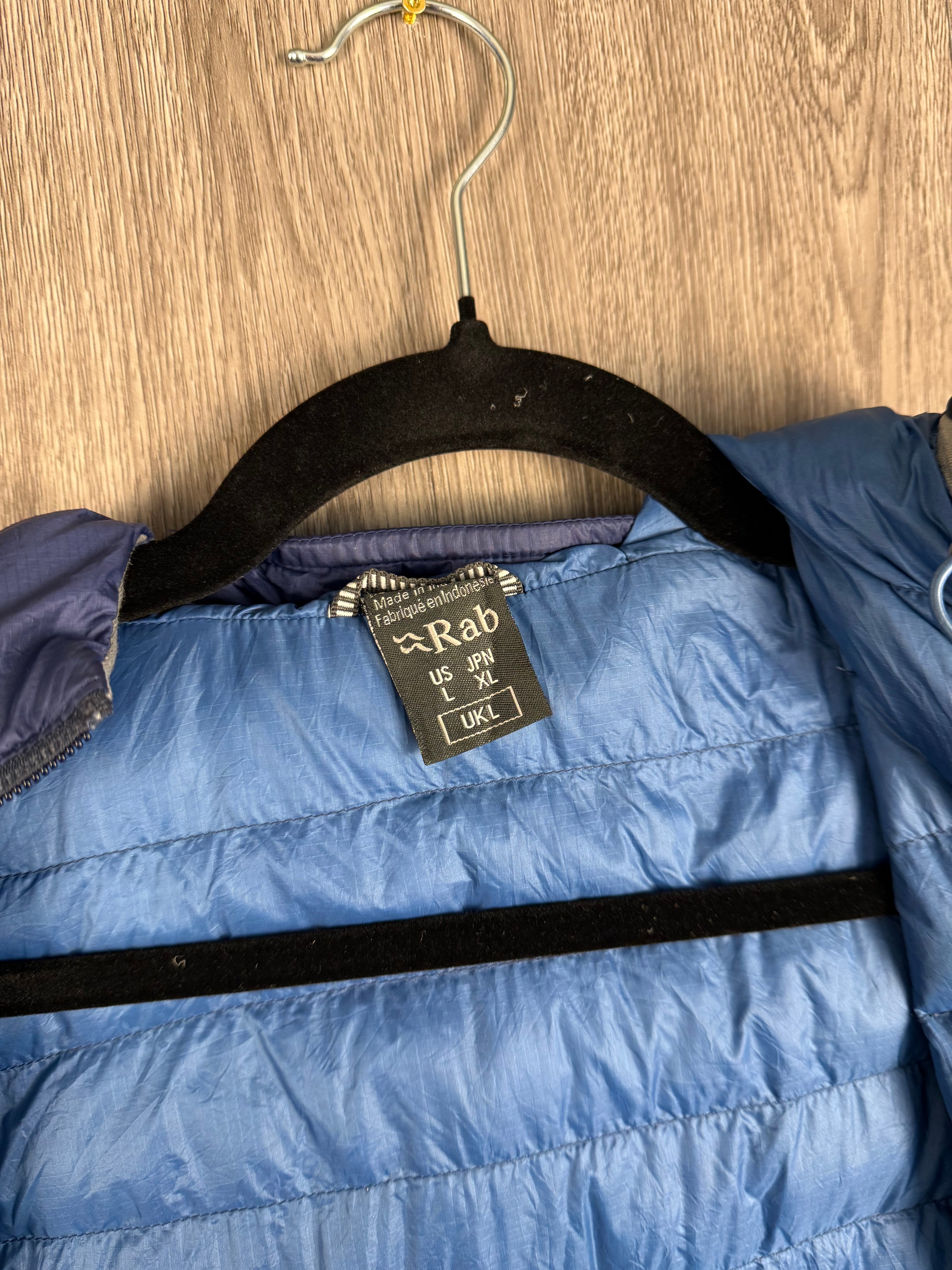 Men’s Rab microlight alpine down jacket - large