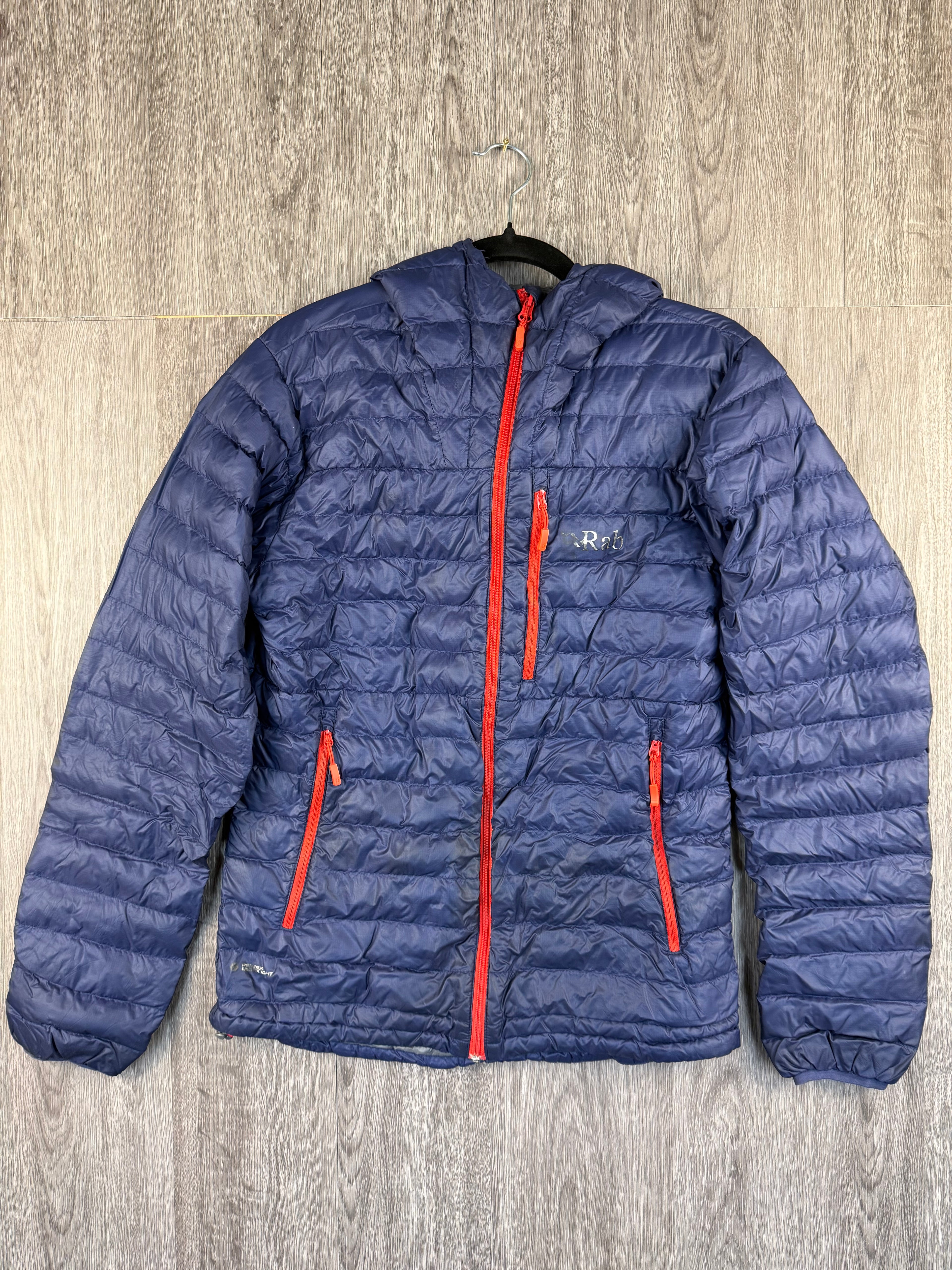 Men’s Rab microlight down jacket - small