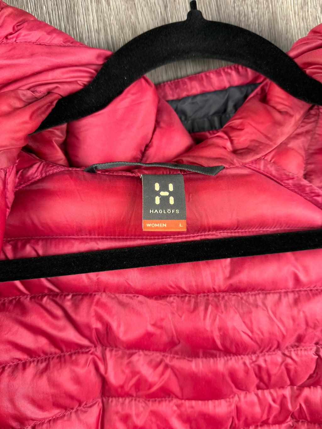 Women’s Haglofs down jacket - large