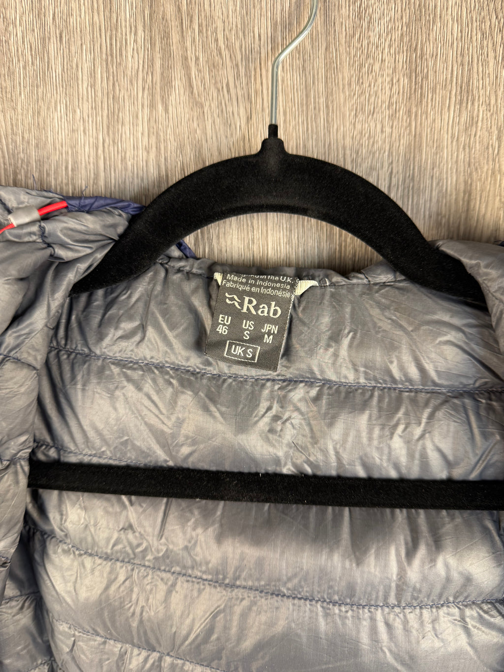 Men’s Rab microlight down jacket - small