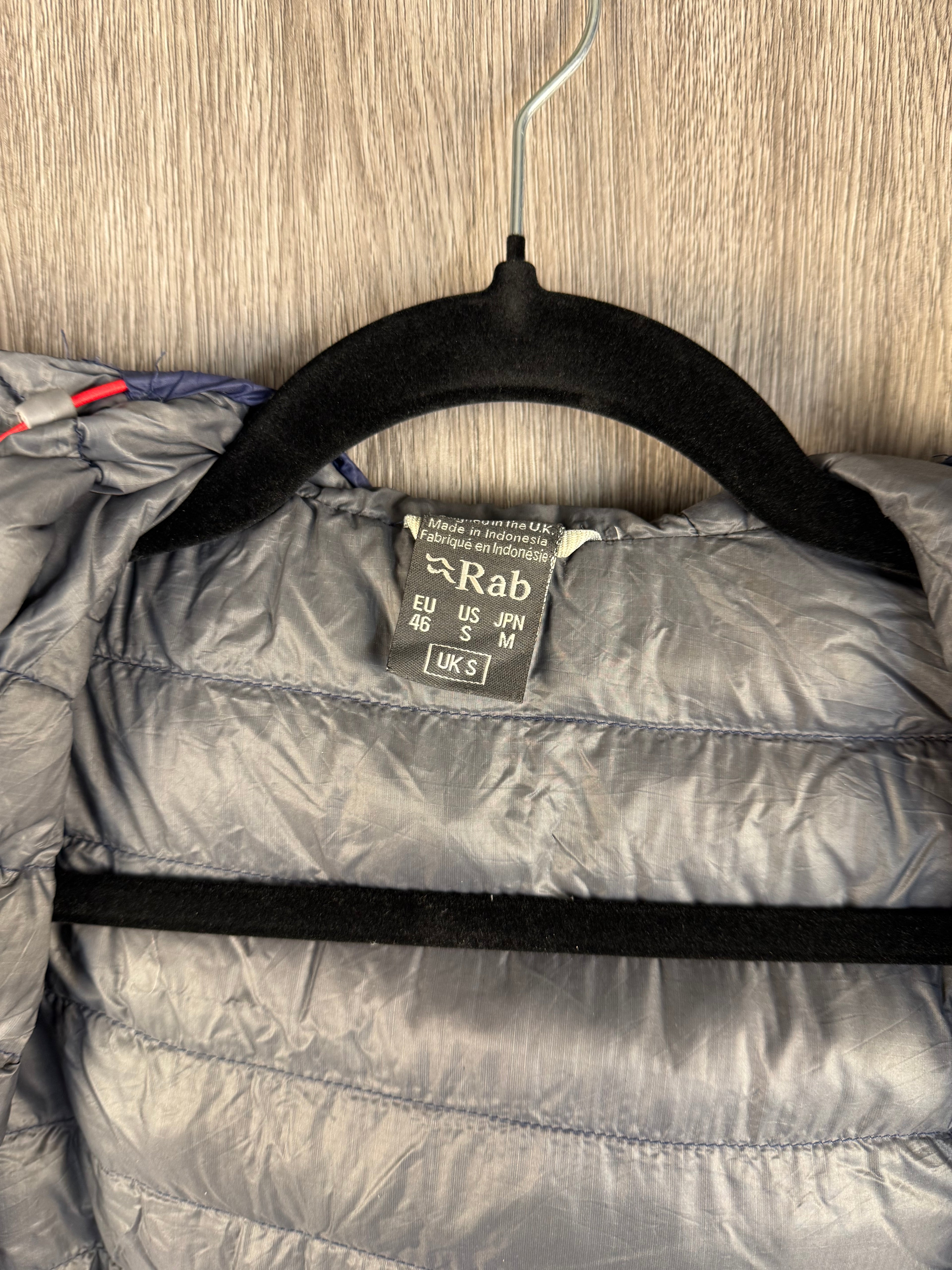 Men’s Rab microlight down jacket - small