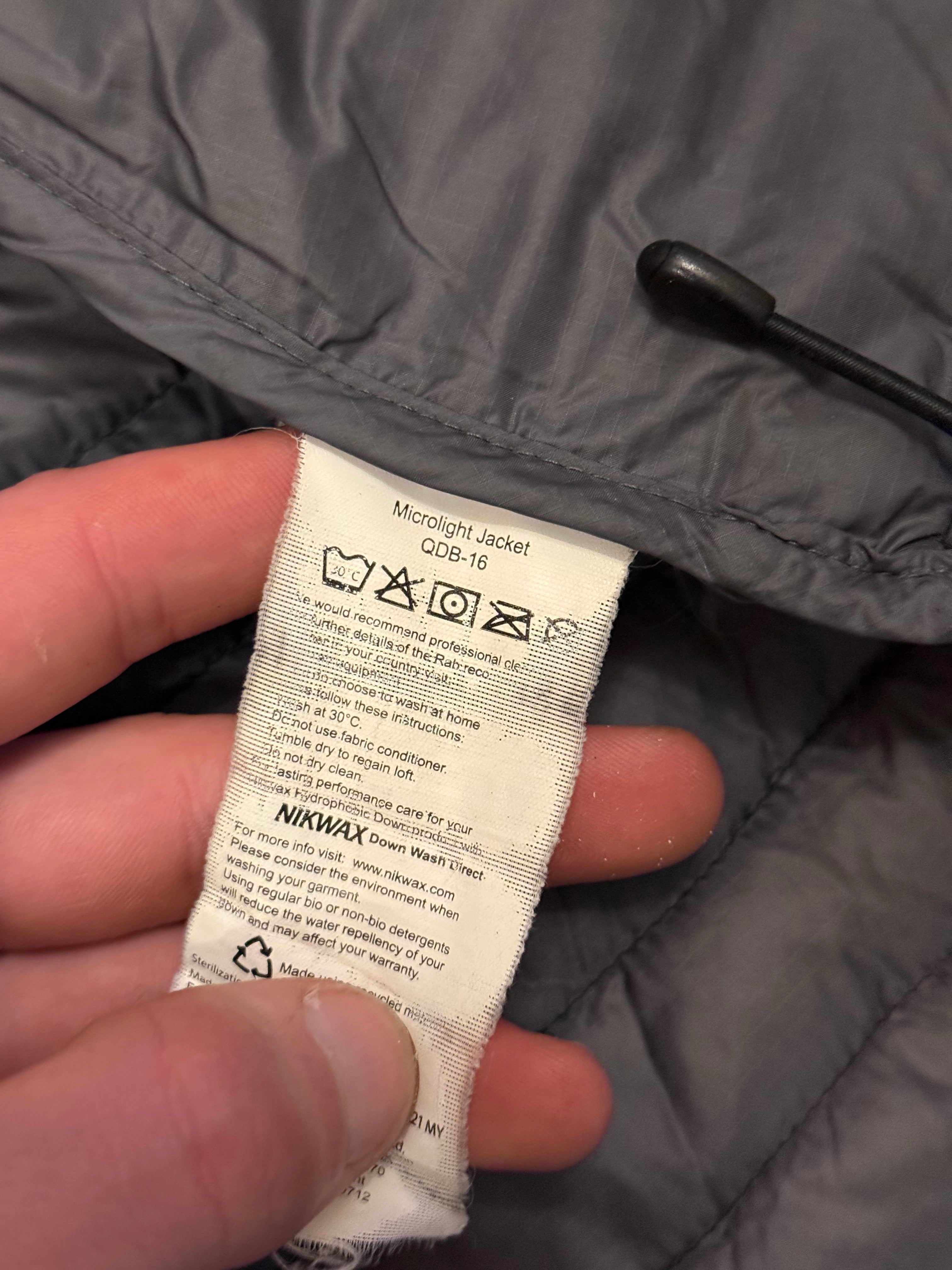 Rab microlight jacket