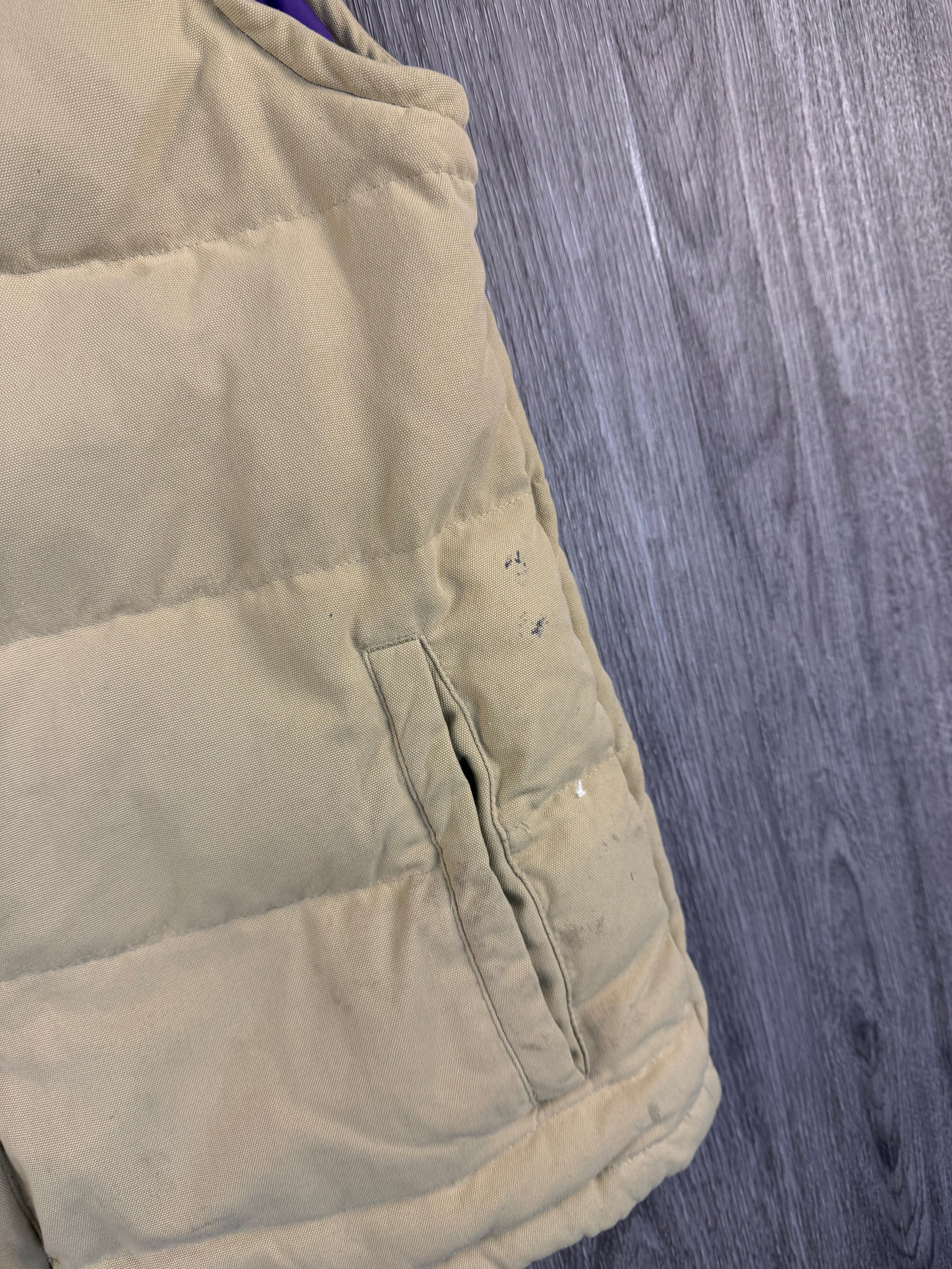 Men’s Patagonia canvas gillet - medium