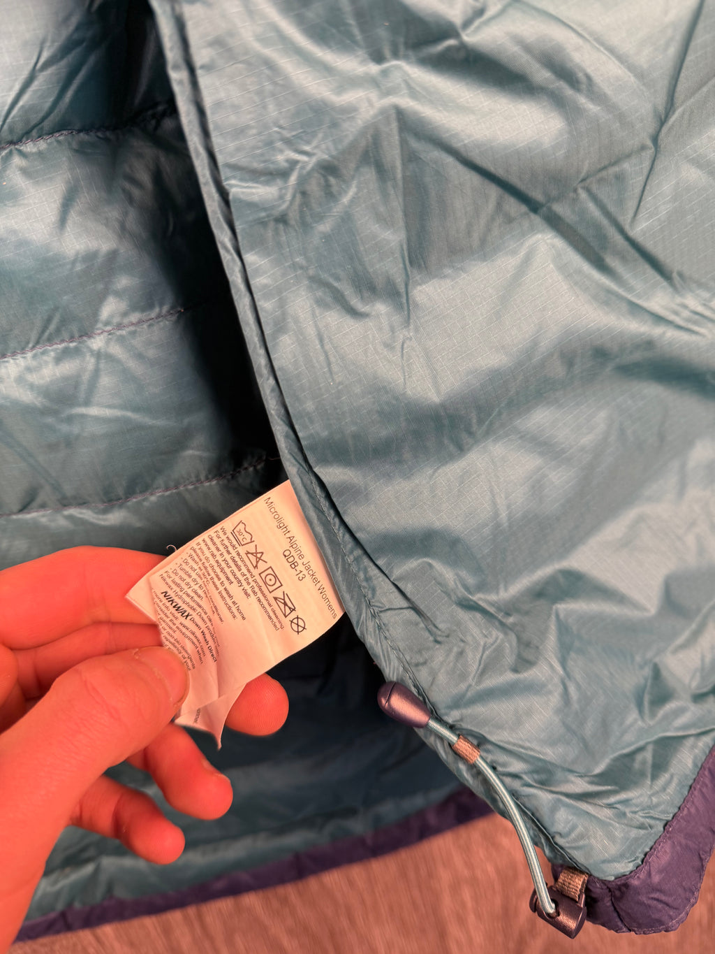 Women’s Rab microlight alpine jacket - UK12