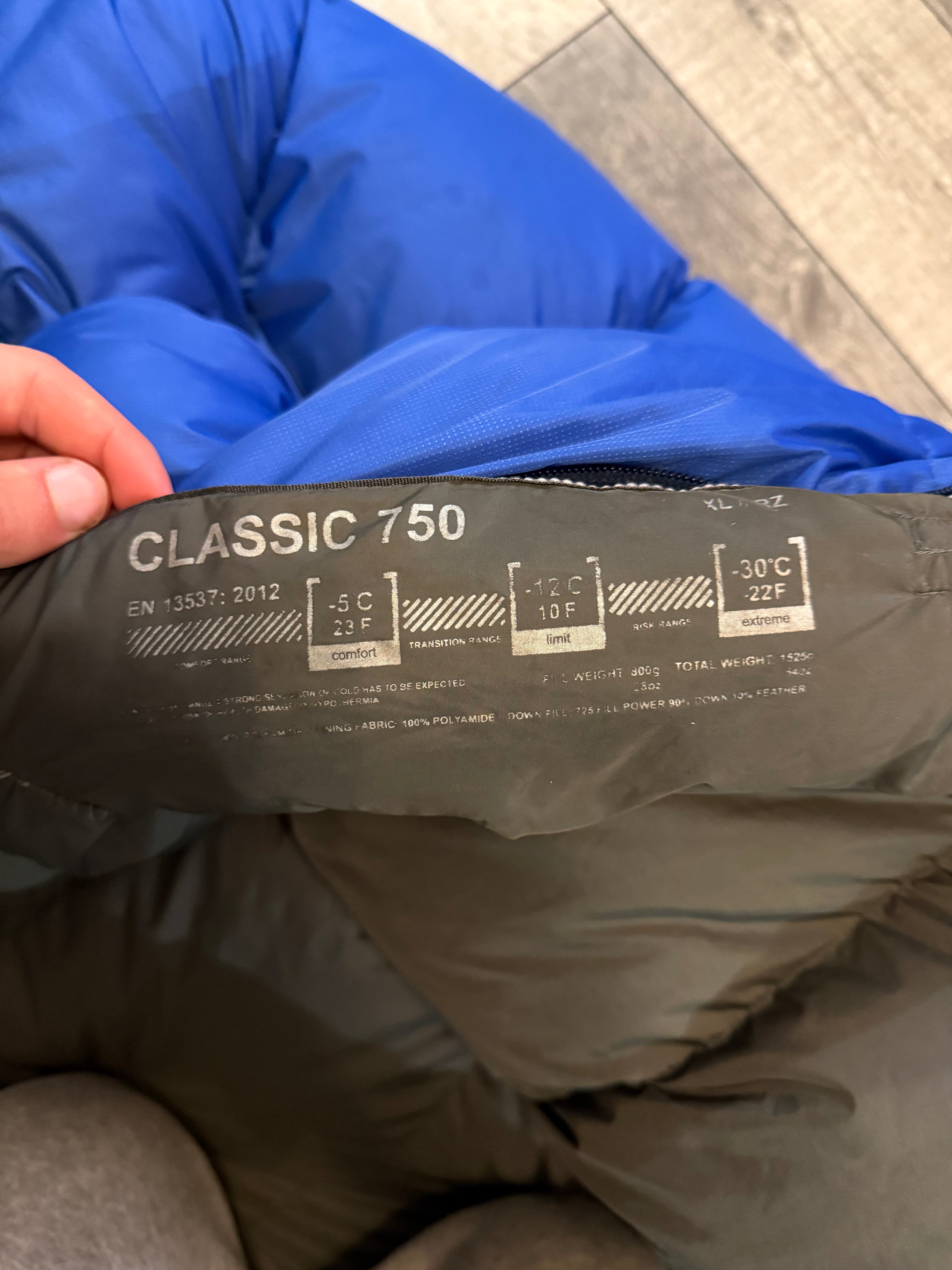 Mountain equipment classic 750 XL