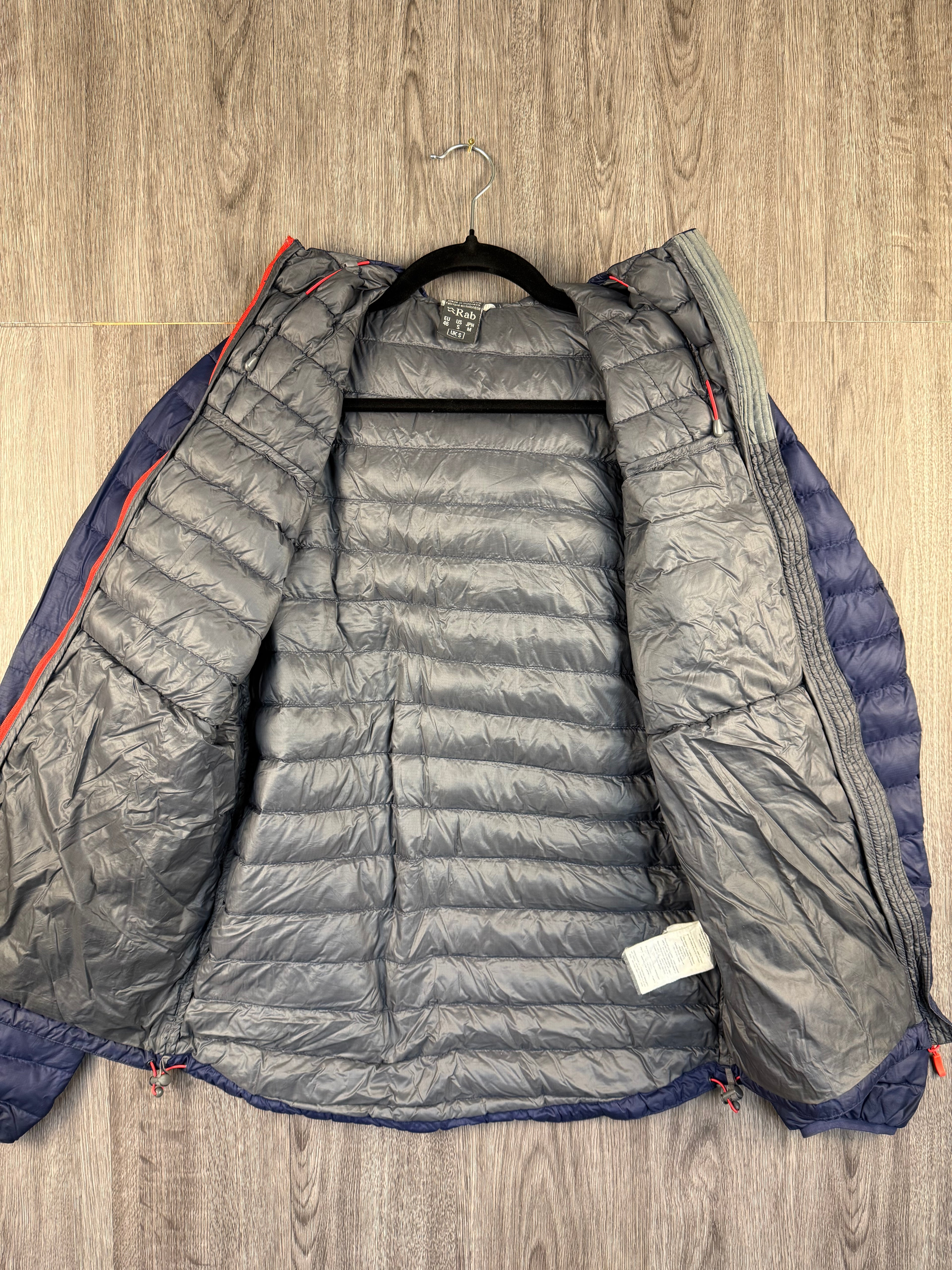 Men’s Rab microlight down jacket - small