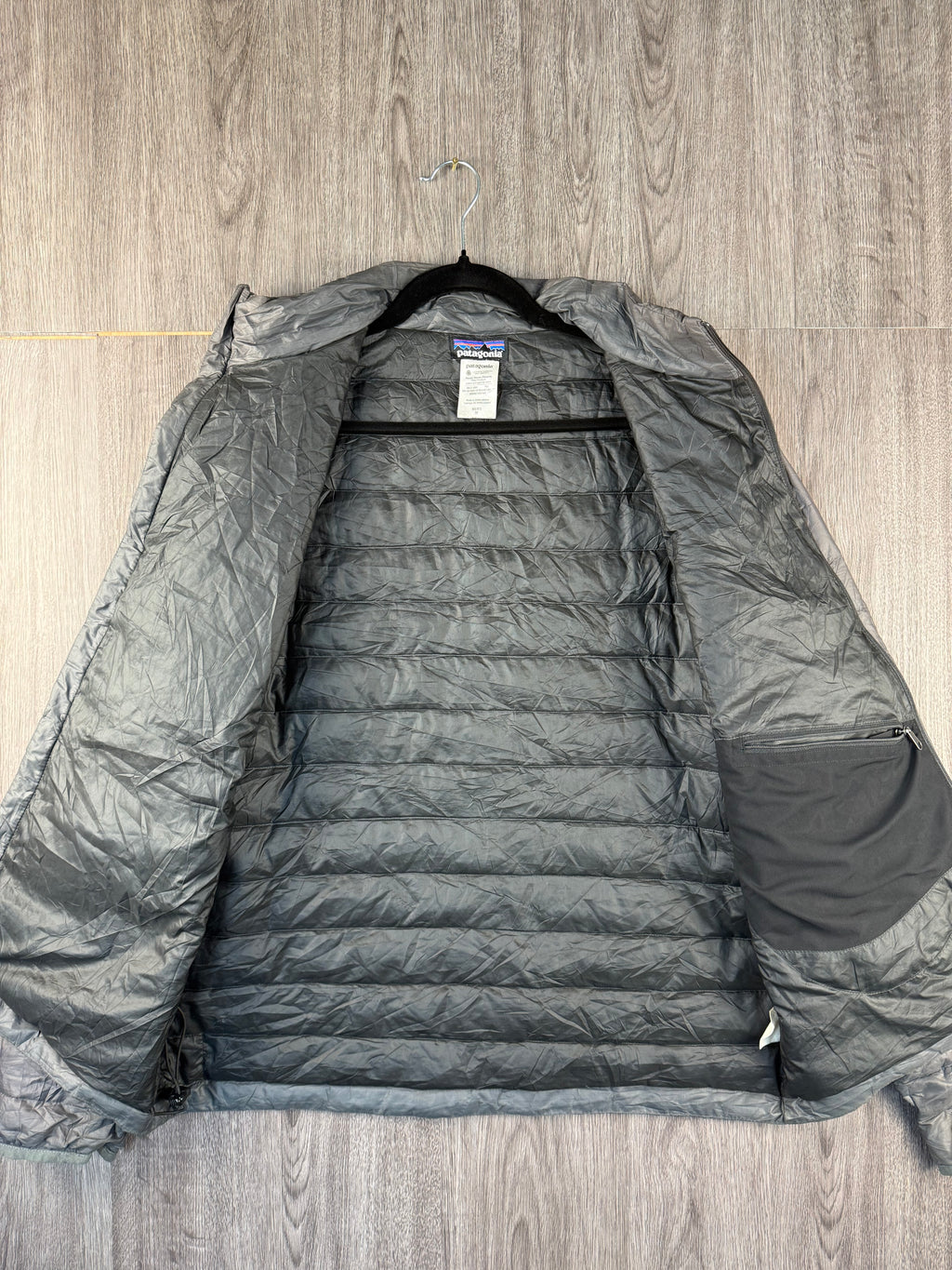Men’s Patagonia down jacket (repaired) - medium