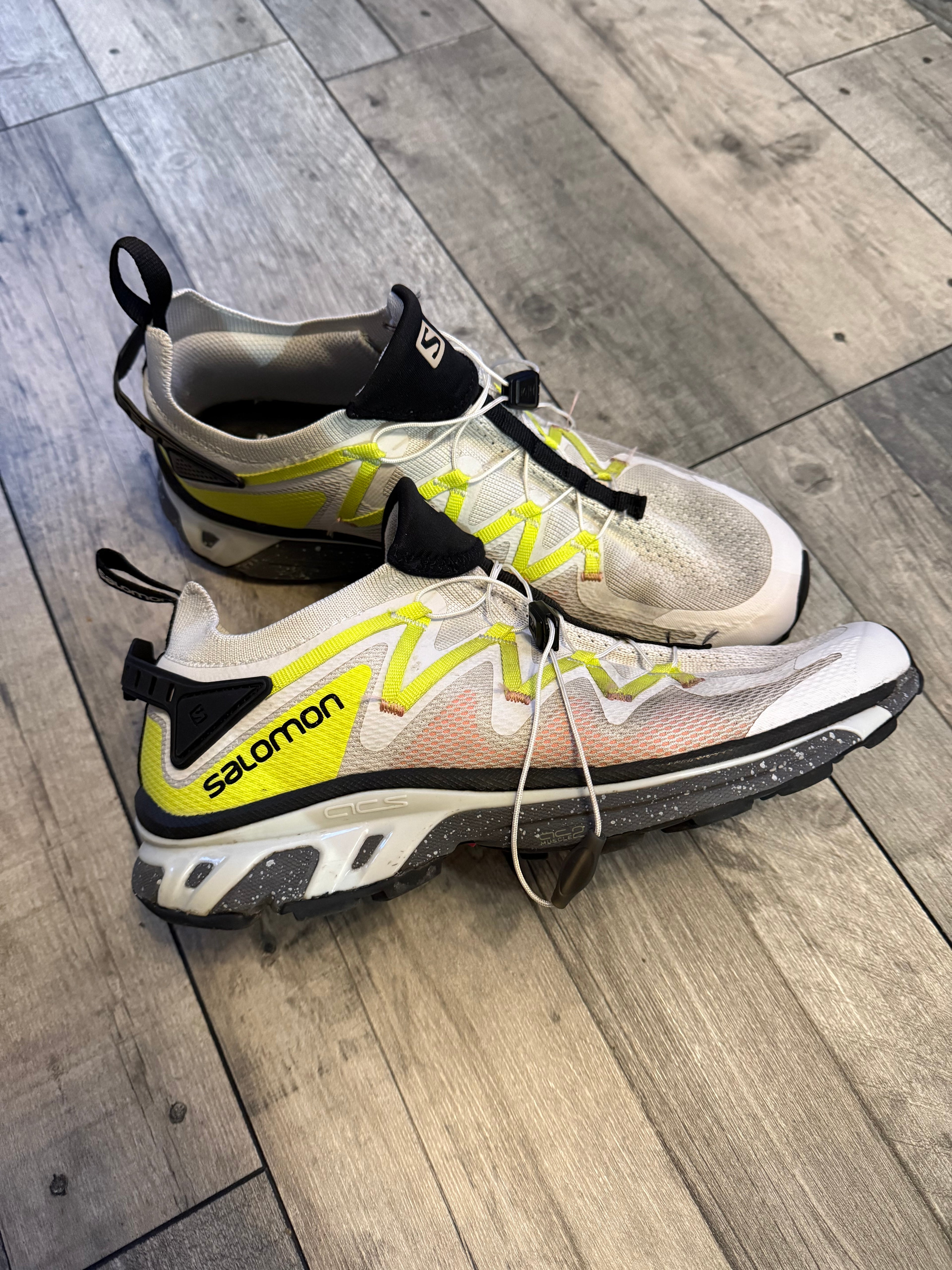 Salomon xt rush white lime green