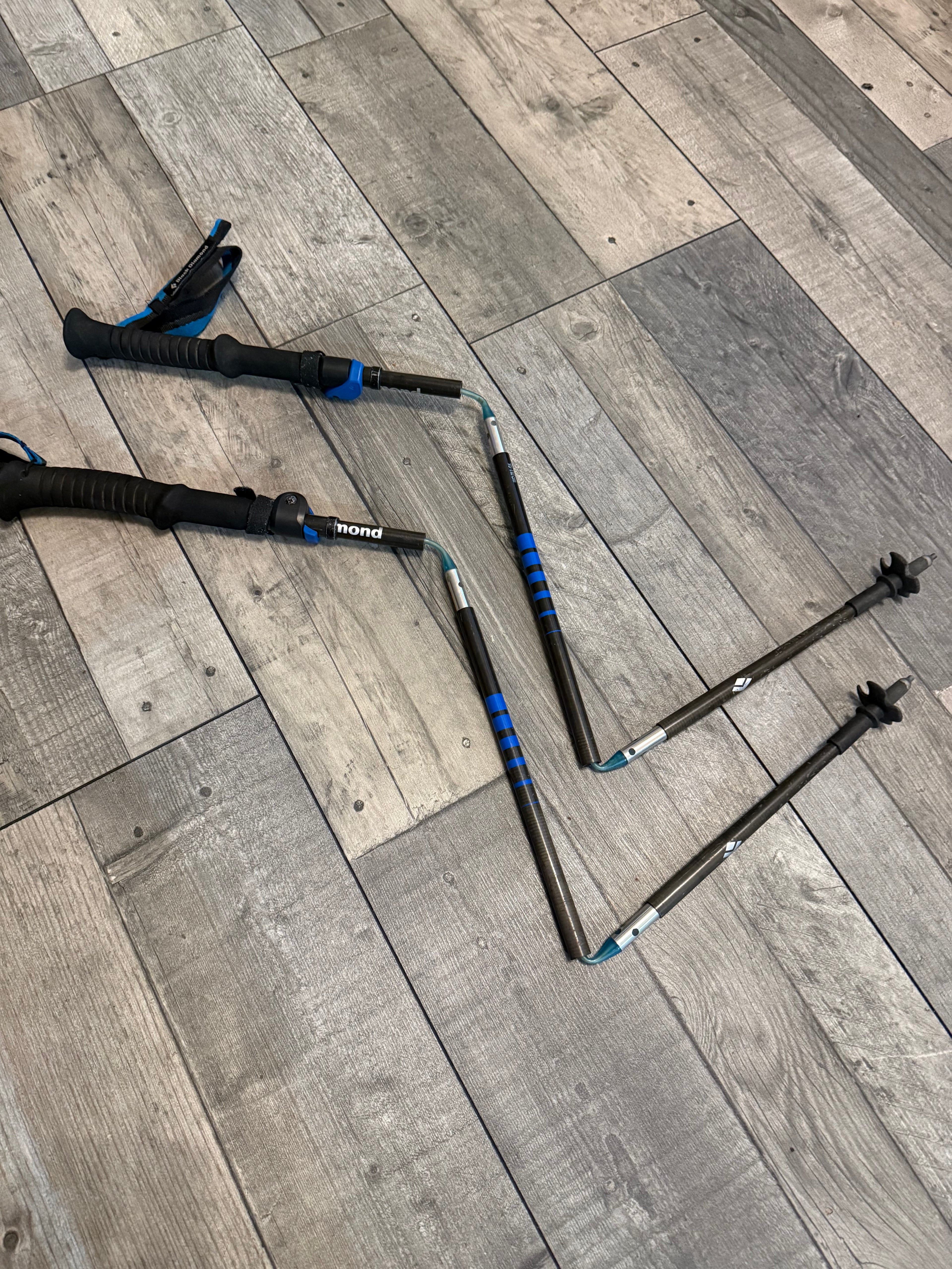 2x Black Diamond flz carbon 95cm-110cm