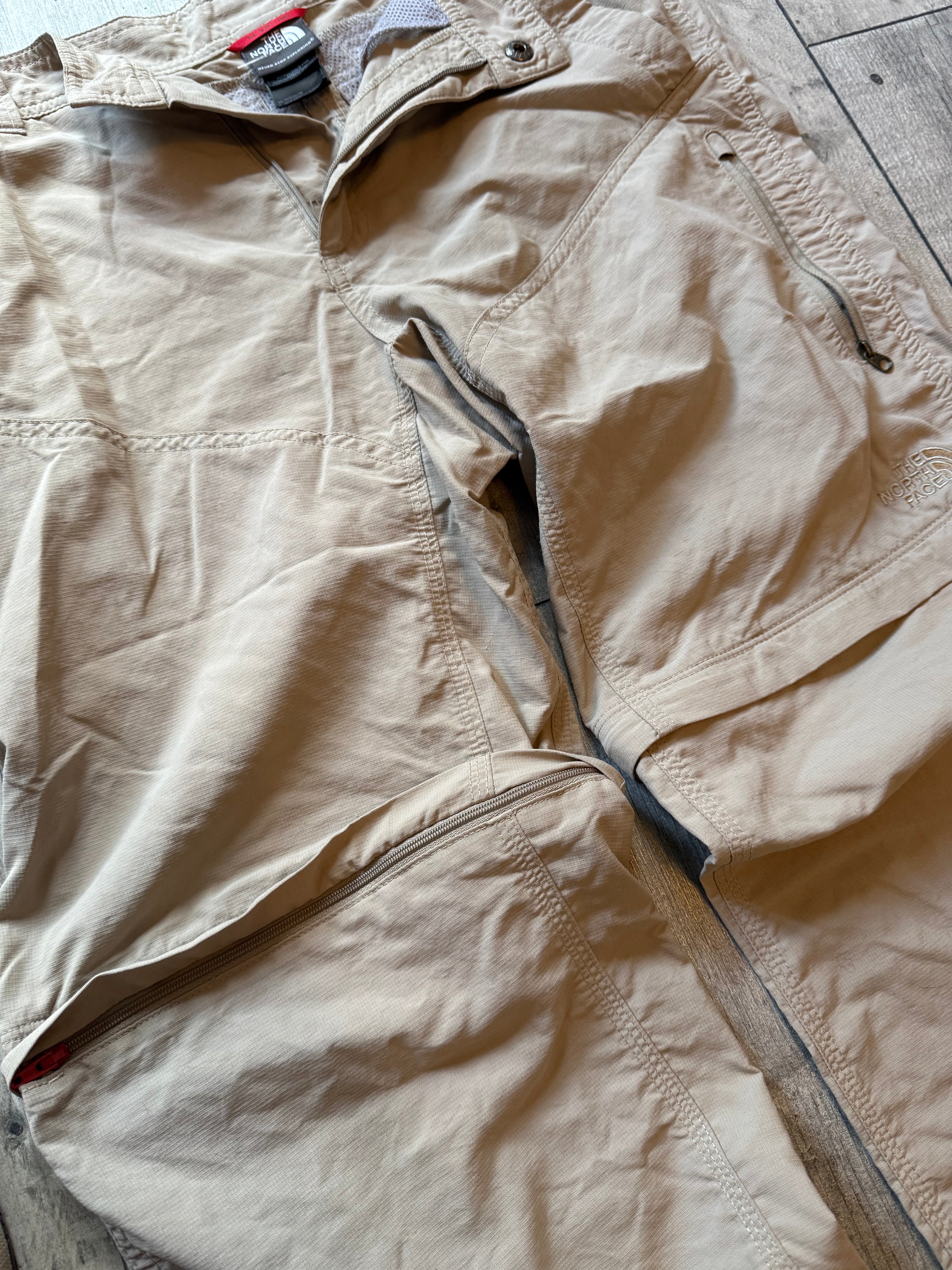The North Face zip off hiking trousers