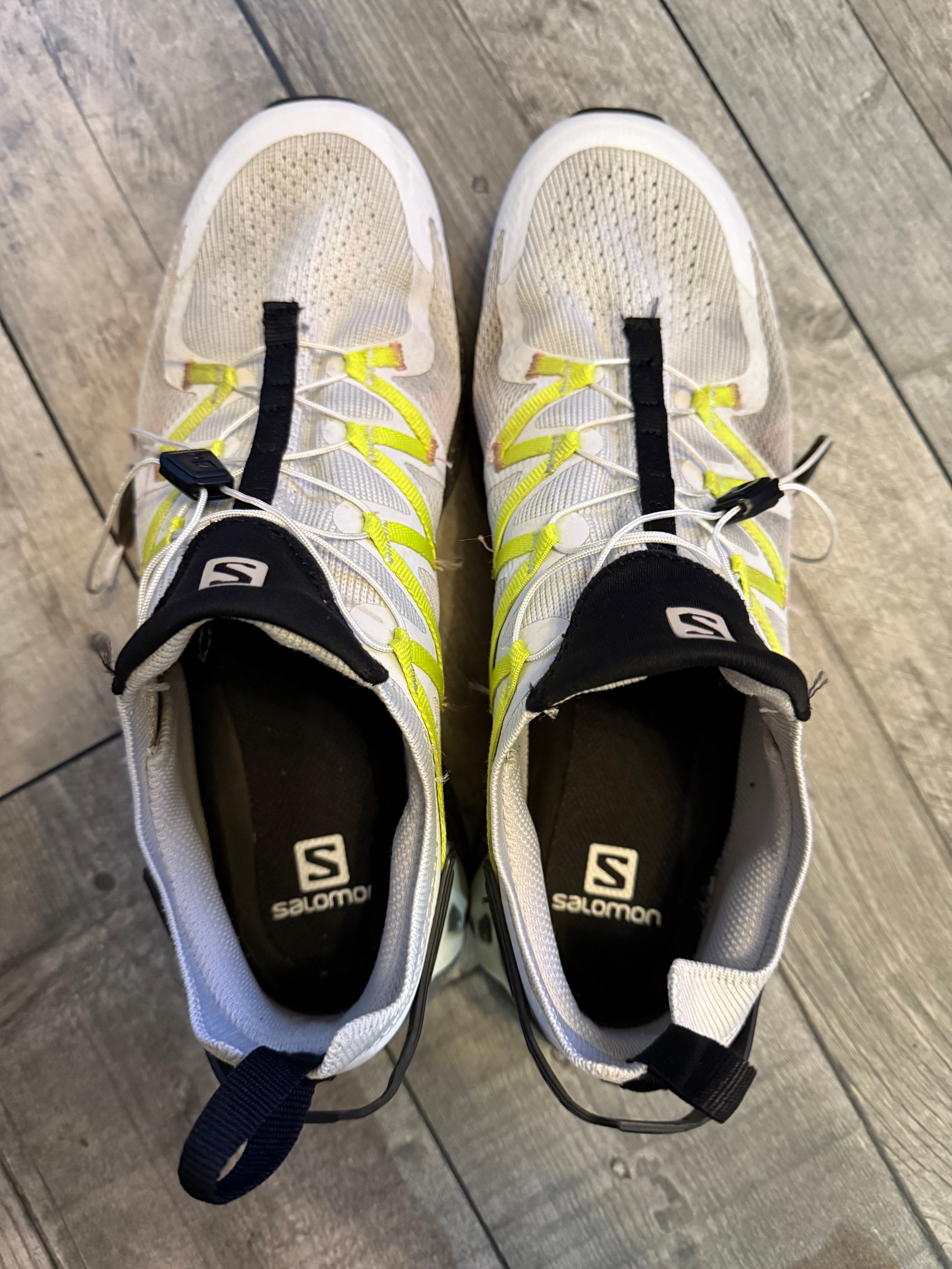 Salomon xt rush white lime green