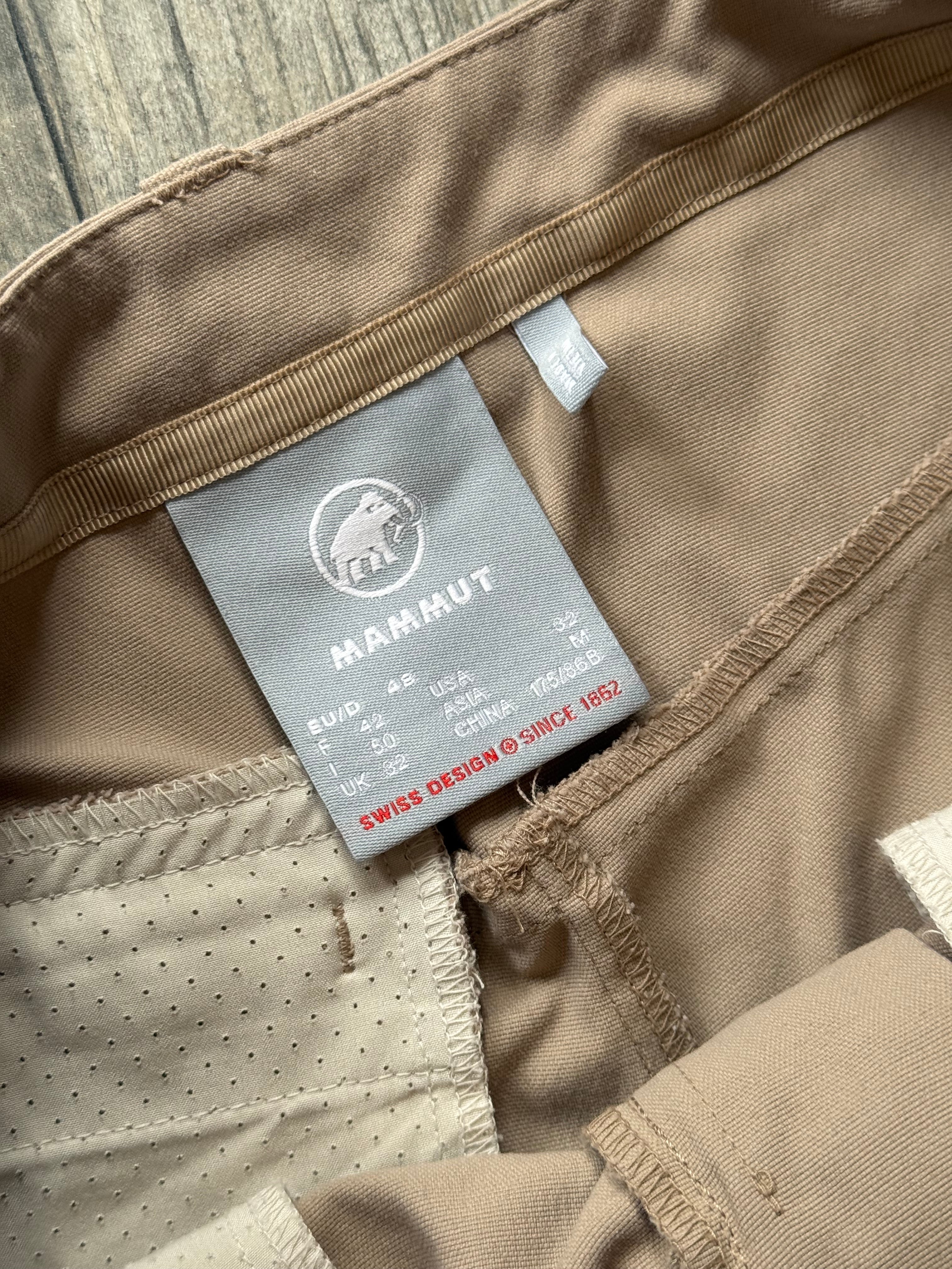 Mammut beige hiking shorts