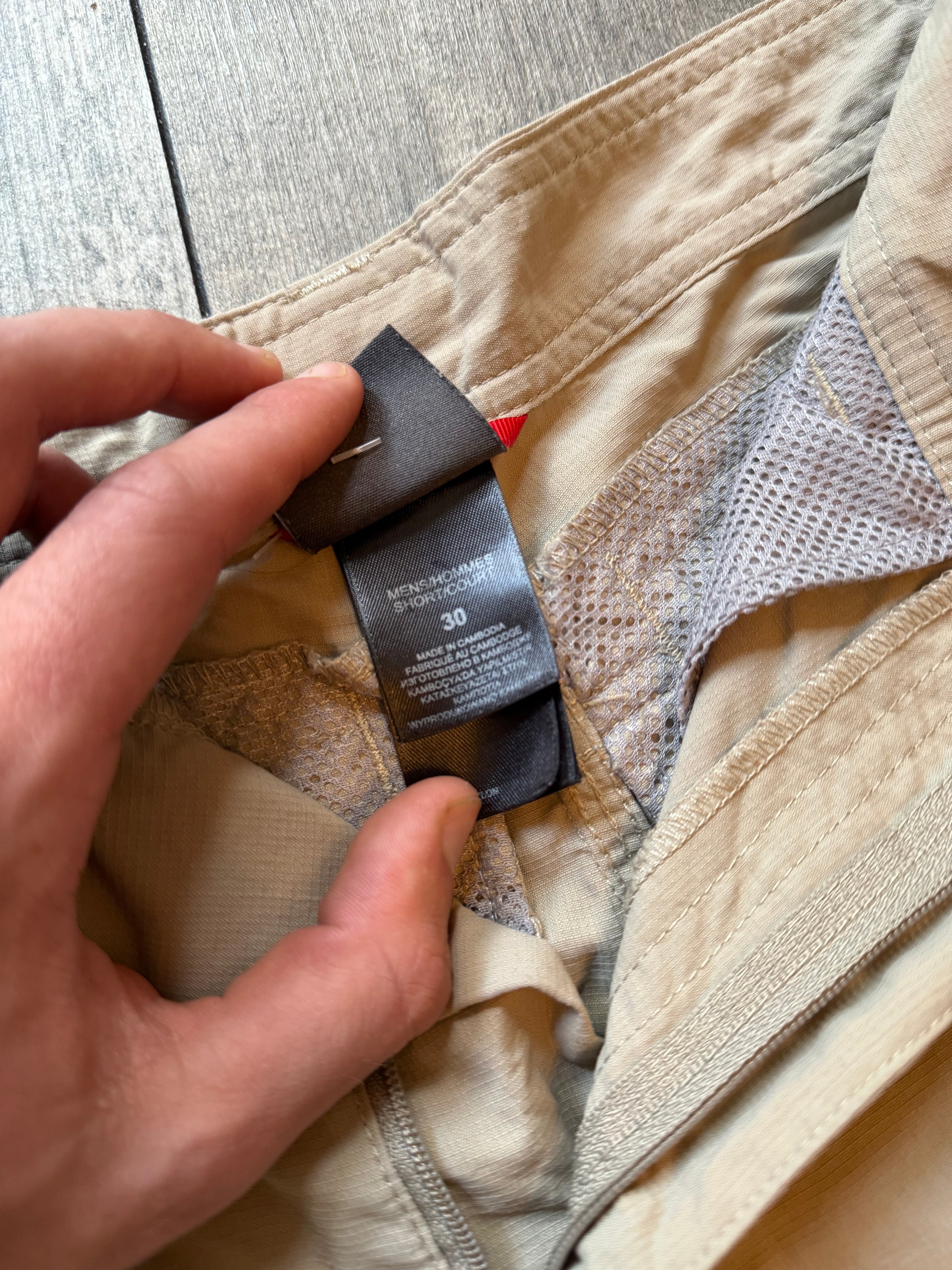 The North Face zip off hiking trousers