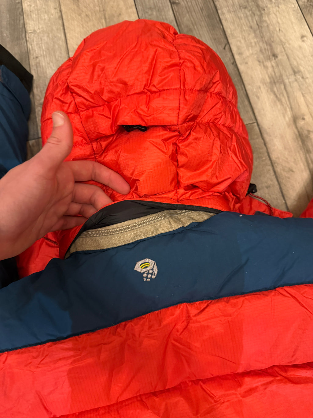 Mountain Hardwear expedition down puffer