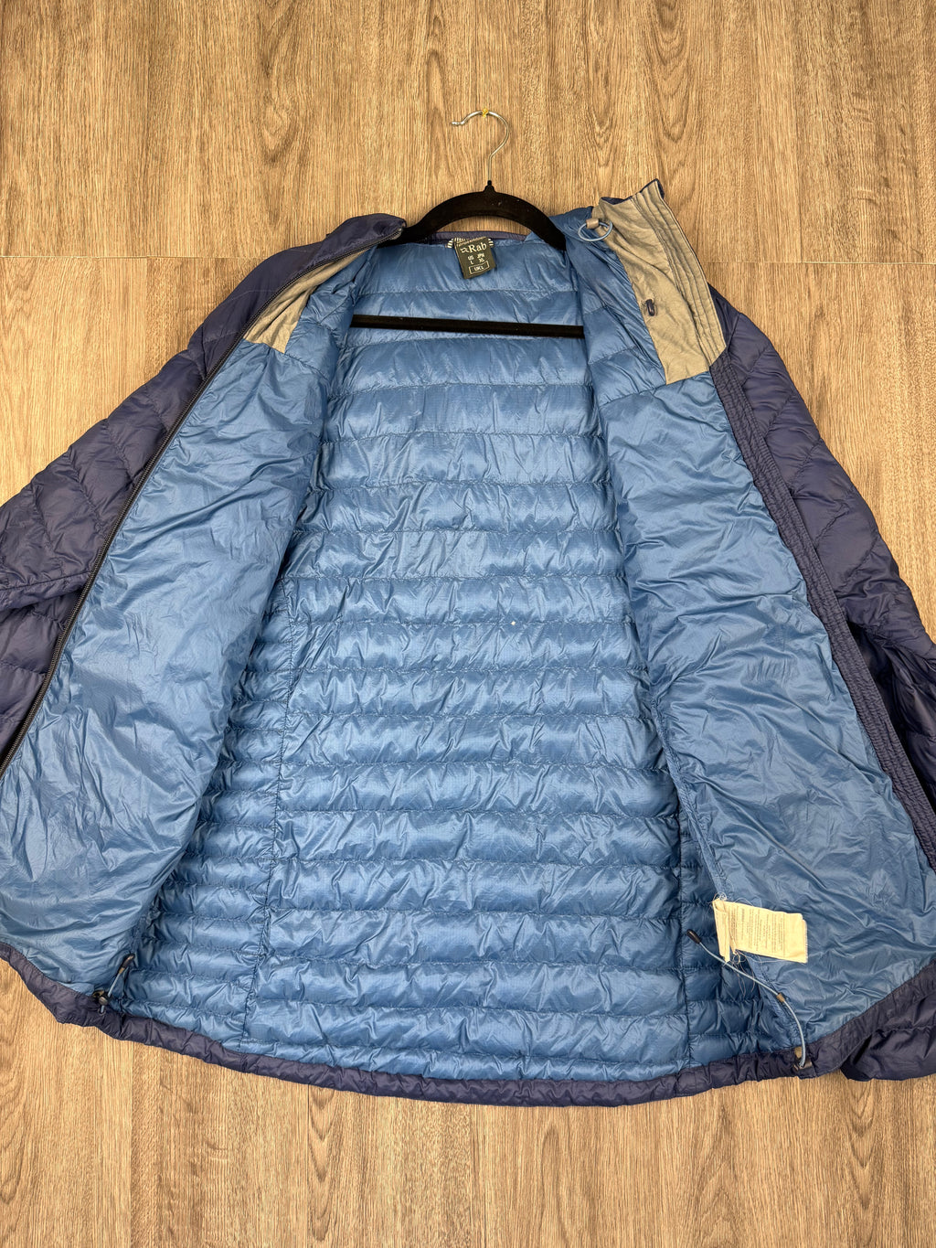 Men’s Rab microlight alpine down jacket - large