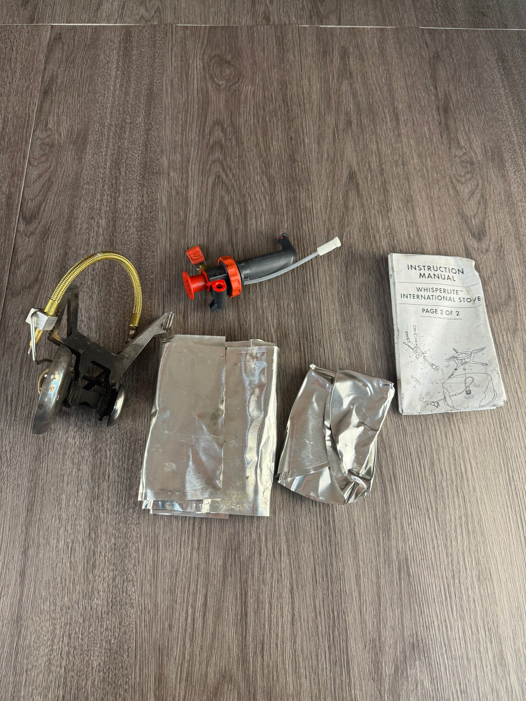 MSR whsiperlite cooking stove