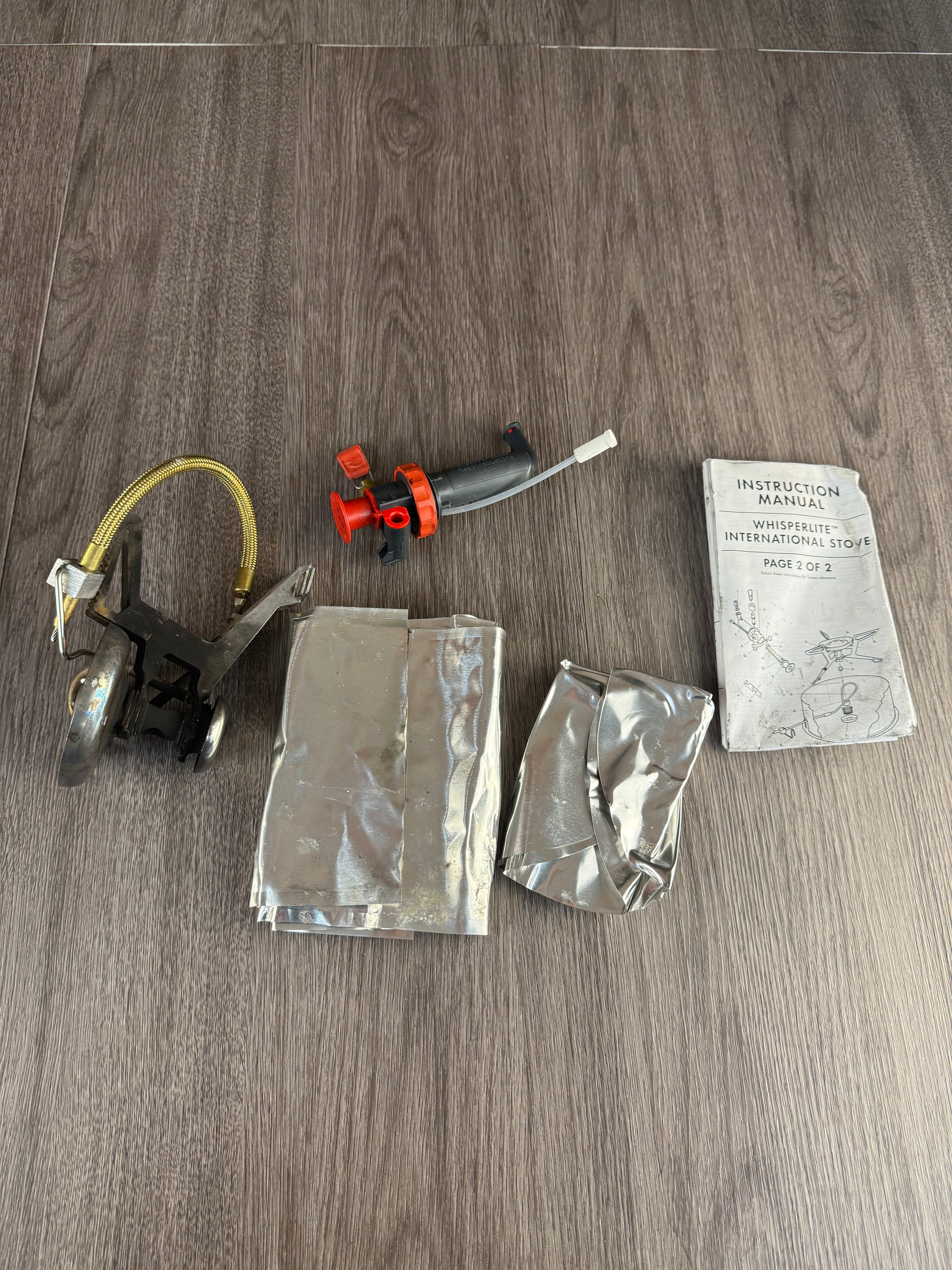 MSR whsiperlite cooking stove