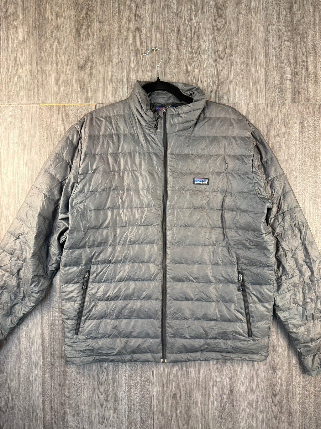 Men’s Patagonia down jacket (repaired) - medium