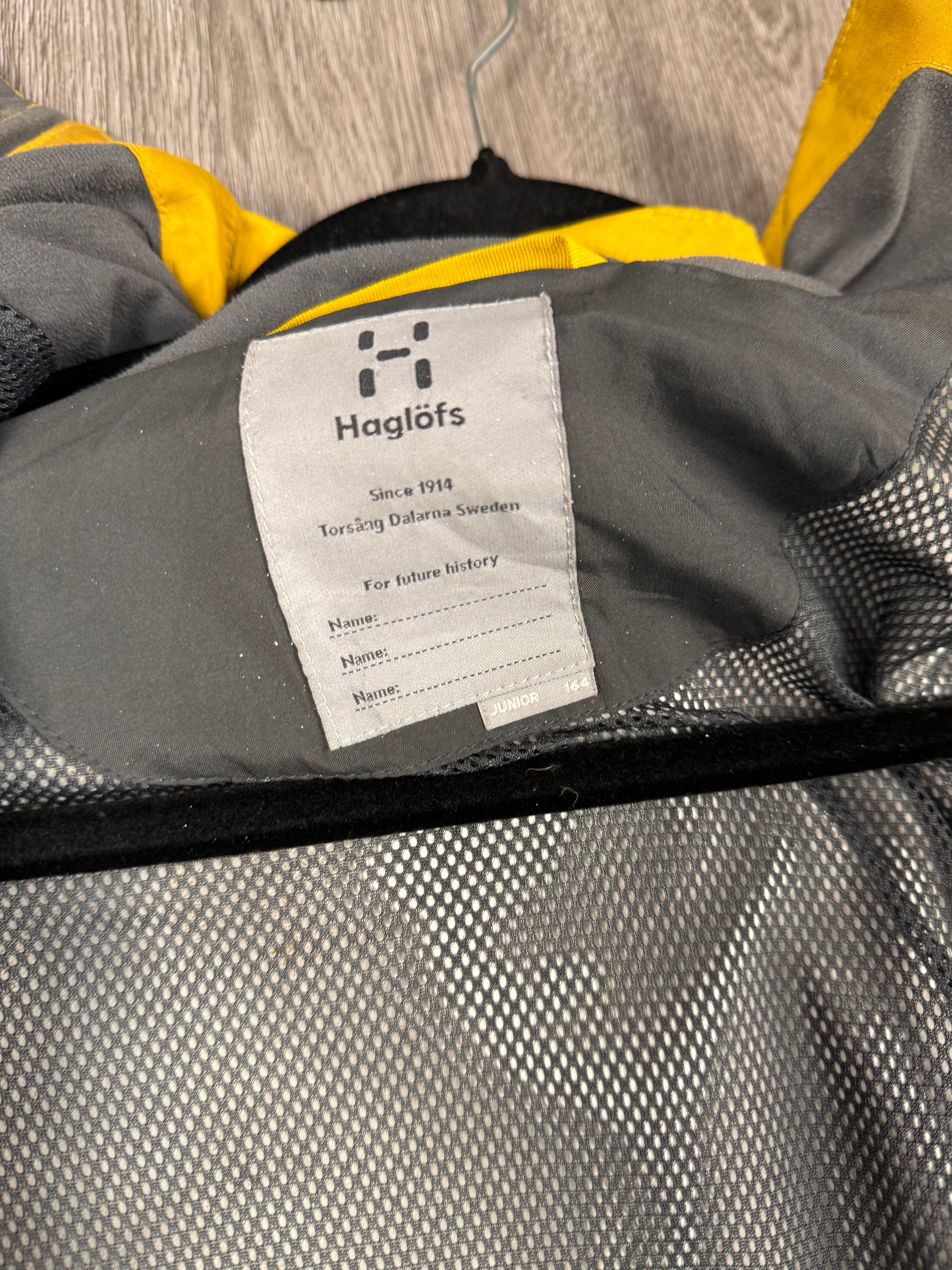 Junior Haglofs proof coat - 13yrs-14yrs