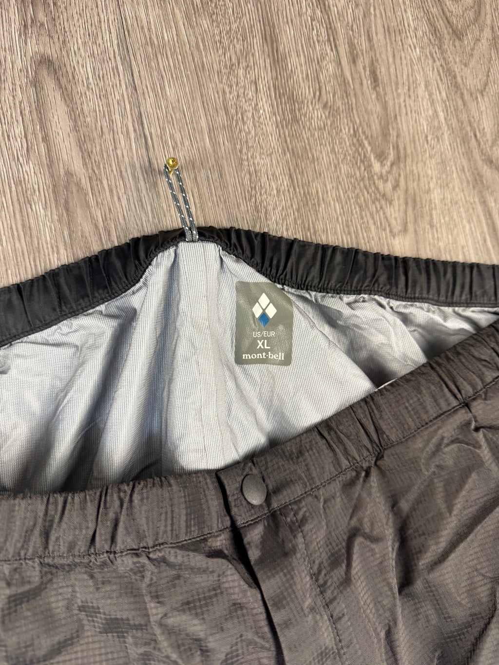 Men’s montbell waterproof trousers - extra large