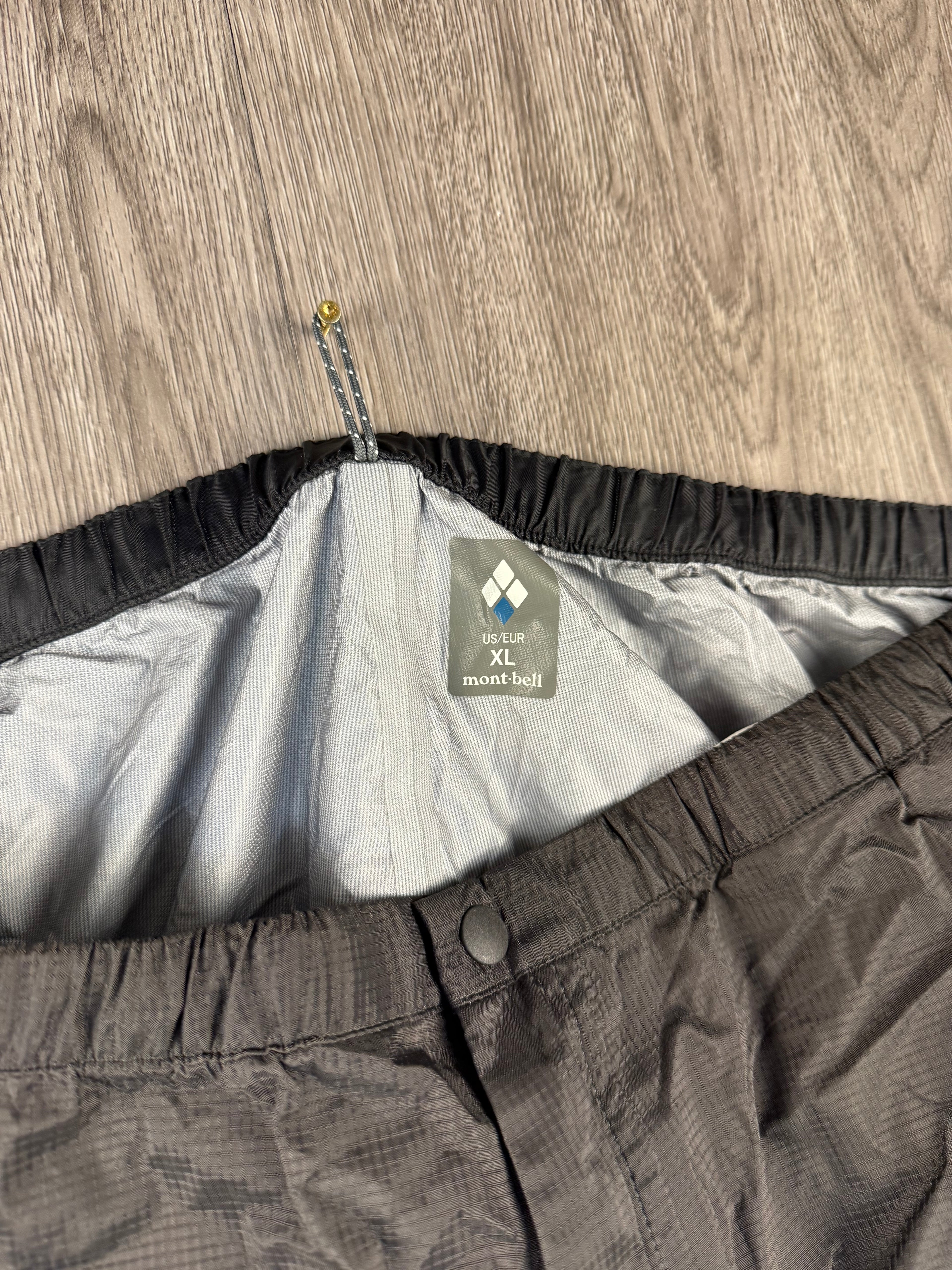Men’s montbell waterproof trousers - extra large
