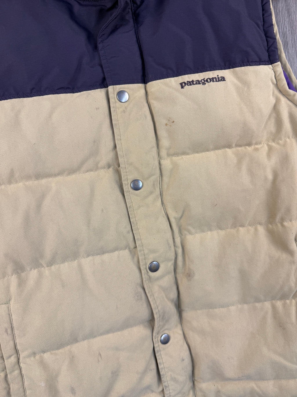 Men’s Patagonia canvas gillet - medium