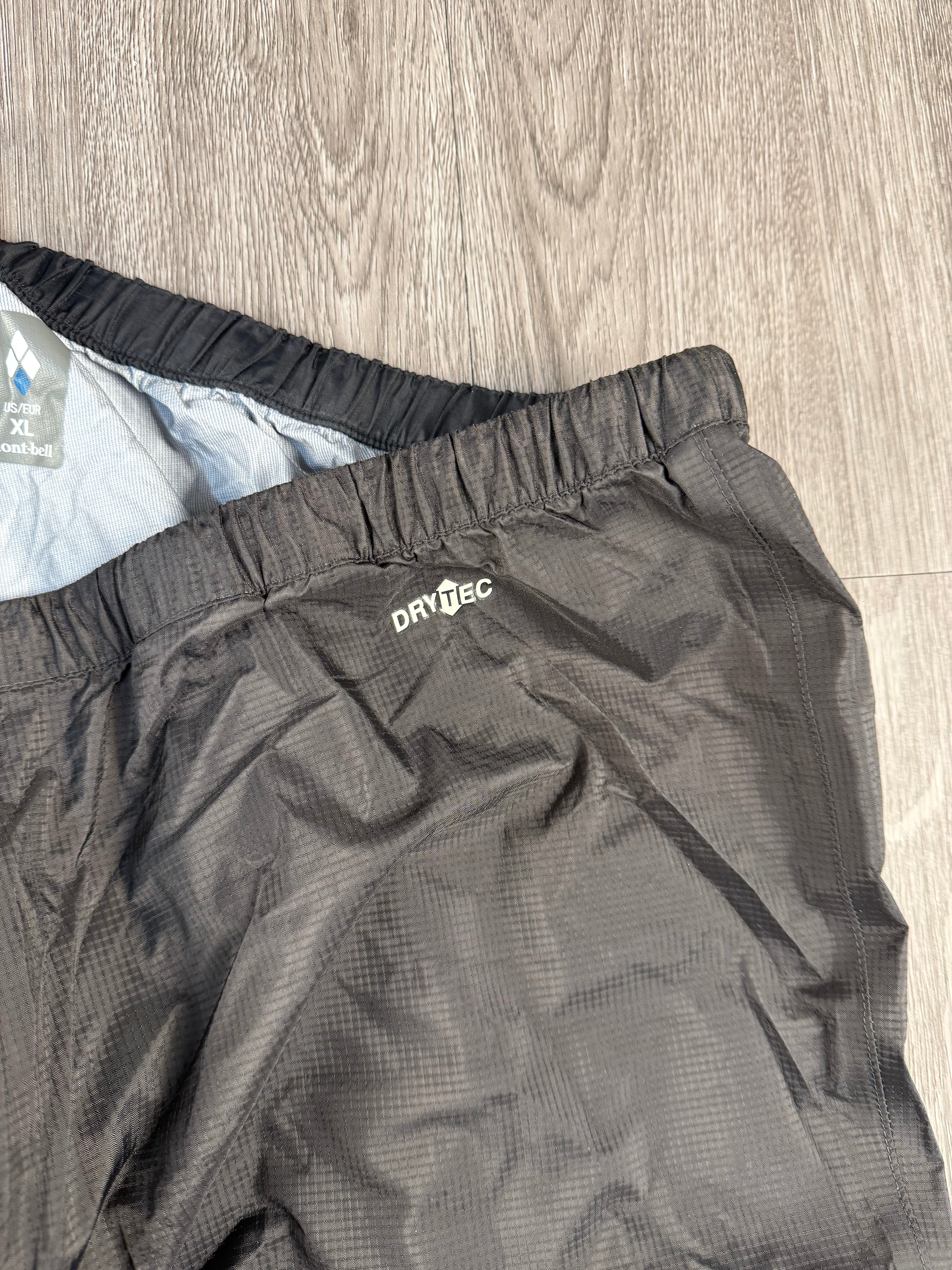 Men’s montbell waterproof trousers - extra large